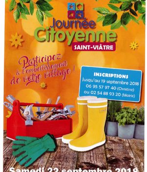 Samedi 22 septembre 2018 – Journée citoyenne
