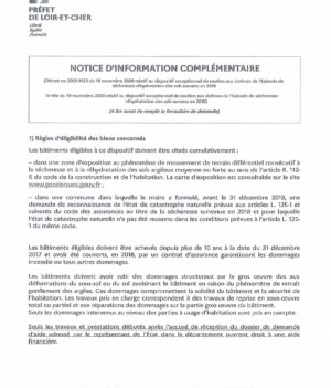Mise en oeuvre du dispositif exceptionnel de soutien aux propriétaires de biens touchés par le phénomène de retrait-gonflement des sols argileux en 2018 pour la commune de Saint-Viâtre.