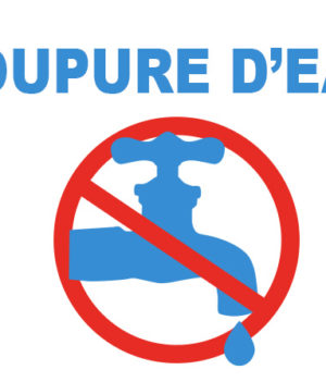 COUPURES D’EAU !