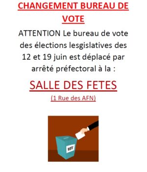 EMPLACEMENT BUREAU DE VOTE ELECTIONS