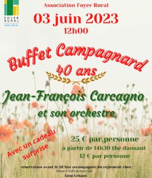 Buffet campagnard