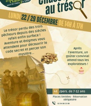 CHASSE AU TRÉSOR À LA MAISON DES ÉTANGS !